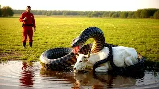 Cow Covered in Snakes! Brave Dog & Rescue Team Saved Her Life #cow #snake #rescue 
