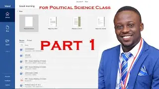 Introduction to MS WORD - Start Screen (Settings)