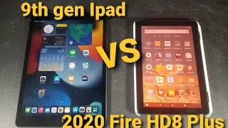 9th gen Ipad vs 2020 Amazon Fire HD8 plus speed test