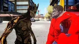 GROOT VS RED HULK - EPIC BATTLE