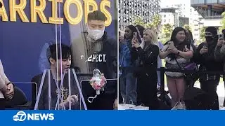 K-pop star BamBam has meet and greet at Warriors' Chase Center in San Francisco