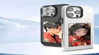 #NFC 16promax iphone case E-ink screen four colors Image Transmission  For Iphone 15 14 13 Pro Max