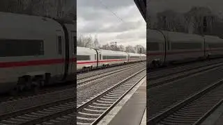 ICE 4 in Stelle #zug #trainspotting #highspeed #intercityexpress #ice4 #dbfernverkehr #shorts
