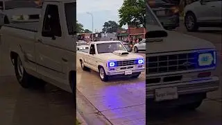 Ford Ranger Classic Pickup Truck Drive By Engine Sound Harper Charity Cruise 2024