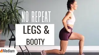 DAY 4: 30 MIN Lower Body No Repeat/ Weights optional/ Get Lean and Strong