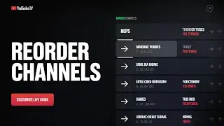 How to Rearrange Channels on YouTube TV (Customize Live Guide Easily)