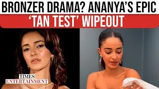 Ananya Panday Shuts Down Trolls Who Mistook Her Tan For Bronzer With Hilarious Video
