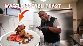 Waffle French Toast With Pecan Crusted Chicken