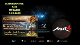 MIR4 - MAINTENANCE AND UPDATES 9-30-2025 SABAY SABAY NA EVENT