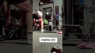 2 Legday in der Woche. Warm gemacht mit Beinstrecker hab ich vergessen zu filmen. #legday #beine