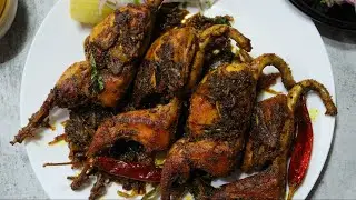 Easy Quail Pepper Roast | How to make a delicious Quail Roast | Kada Fry Recipe | Kadai Roast Recipe