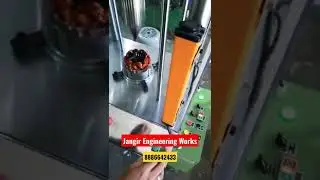 Automatic Coil Pre Shaping/Pressing Machine #jangirengineeringworks #makeinindia #motorwinding
