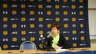 Muffet McGraw - Notre Dame Women's Basketball - Louisville Post-Game 2020-01-30