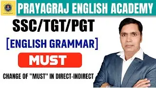 TGT/PGT/SSC  |  English Grammar | change of ''MUST