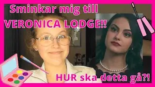 SNIGELBRYNEN &auml;r TILLBAKA!! |Sminkar mig till Veronica Lodge fr&aring;n Riverdale