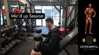 Mic'd Up Session || Chest training and Time efficient Training Strategies