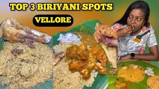 TOP 3 BIRIYANI SPOTS IN VELLORE🌟&hearts;️🤤 | Vellore Food | Nive&rsquo;s Vlog #vellore