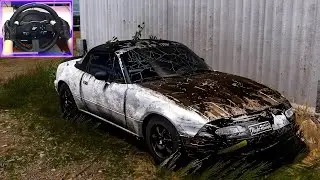 Rebuilding Mazda MX-5 Miata - Forza Horizon 5 | Thrustmaster T300 RS Gameplay