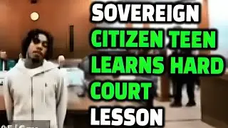 SOVEREIGN CITIZEN TEEN SHOCKED as Judge Fleischer Hands Down a Heavy Punishment