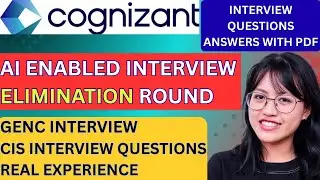 Cognizant AI Enabled Bot Interview | Elimination Round ? | Interview Questions | Preparation guide