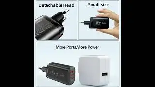 Зарядное GaN 85W Fast charger Ссылка в комментариях/Product link in comments #shots #pd #qc #usb