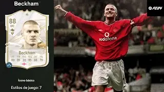 EL MEJOR COBRADOR DEL JUEGO DAVID BECKHAM ICONO 88 REVIEW!!!!!&iquest;VALE LA PENA?[FC 24 EA SPORTS]
