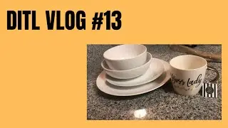 White Kitchen Dish Set | Smoothie | Small Kitchen Clean | DITL #13