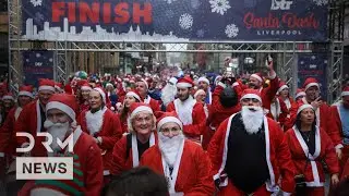 Santa Dash 2025 &ndash; Liverpool Celebrates Christmas With Thousands of Santas Racing for Charity | AQ1N