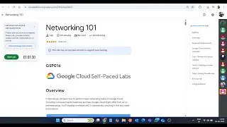 Networking 101 || Lab Solution || Google Cloud Arcade 2025