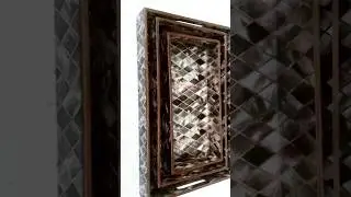 Luxury Enamel Serving Tray Set of 3: Perfect for Every Home!