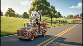 😲SHOCKING!! Dad Builds Fire Truck From Cans For Kitten✨Best Present For Son!!!!🚒 | AI Cat Story