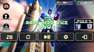►  Rope Hero Vice Town IOS Gameplay (IPHONE GAMES)