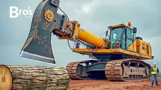 Extreme Dangerous Fastest Big Chainsaw Cutting Tree Machines | Biggest Heavy Machinery Machines #1