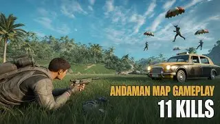 Non-Stop Rush Gameplay 😎 Andaman Map | 11 Kills | ScarFall 2.0