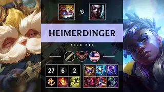 Heimerdinger Mid vs Ekko - NA Grandmaster Patch 25.16