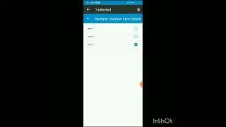 How to Delete Listview Multiple Items Select And Delete | Sketchware | #sketchware #listview #shorts