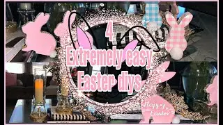Easy Easter diys on a budget 2021 | #homedecor #easter #highendonabudget #easterhomedecor