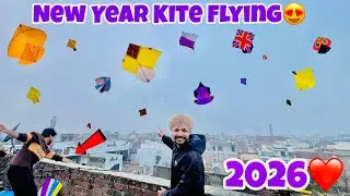 New Year Kite Flying Vlog😍🌟 || Gattu Testing😱|| 2026 Kite Fight🪁 || Patangbazi