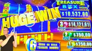 Treasure hunting for that HUGE WIN in Las Vegas!! 🏴&zwj;☠️🎁💰Treasure Box Kingdom