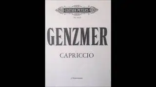 Harald Genzmer - CAPRICCIO for two clarinets