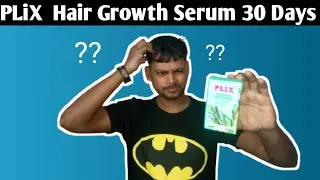 Plix Hair growth serum review | Best hair growth serum | plix hair serum 