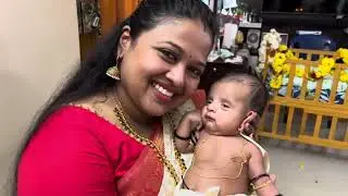 Shloka’ naming ceremony | Kerala Traditional naming ceremony | Congrats Sandhya and Santosh 