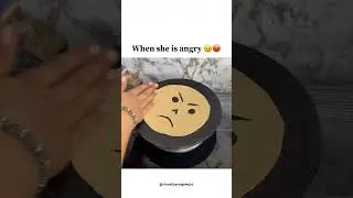 When she is happy vs angry 😂😁