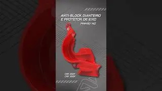 Anti-block da Corrente Dianteiro e Protetor de Eixo - CRF 250F/300F