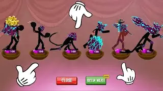 Unlocking All Super Bosses as Vampire in Full Campaign! Insane Difficulty - HACK STICK WAR LEGACY