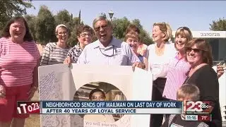 Local mailman receives proper send-off