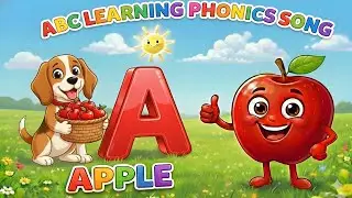 ABC Learning Video for Kids | A&ndash;Z Alphabet Words with Pictures |ABC For Nursery, LKG And Preschool