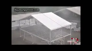 The full setup of a glass wall double decker tent #tent #viral #sells #manufacturer  #glasswalltent 