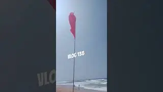 Calangute Beach Goa Red Flag Zone #calangutebeachgoa #calangutegoa #goabeach #ytshorts