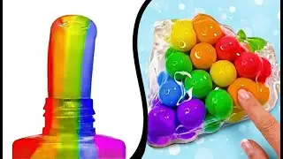 🌈✨ Slime Arcobaleno Super Satisfacente! DIY Facile per Bambini